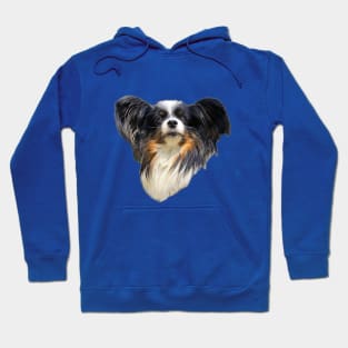 Papillon Dog Extra Cute Tri Papillon Hoodie